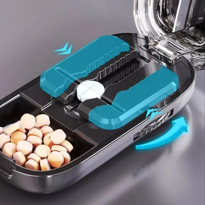 Pocket Size Dustproof Pill Cutter Organizer | Stornfield