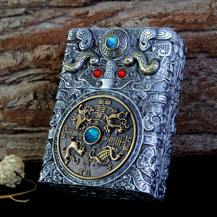 Heavy Armor Steel Spark Kerosene Lighter | Stornfield