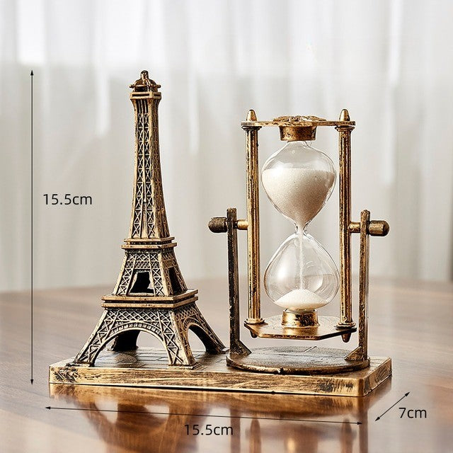 Time Charmer Metal Hourglass Decor | Stornfield