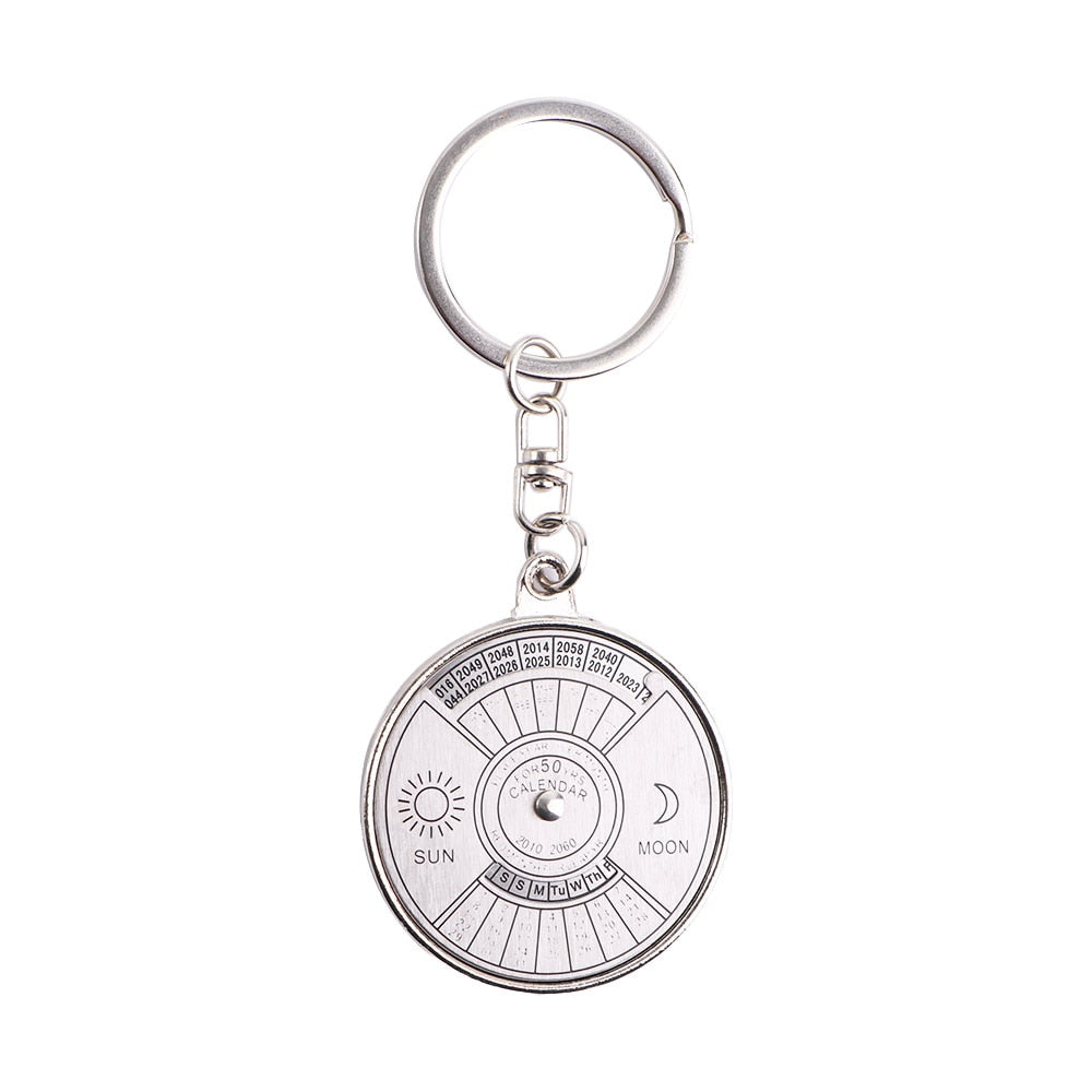 Creative Time Portal Mini Metal Calendar Keychain | Stornfield