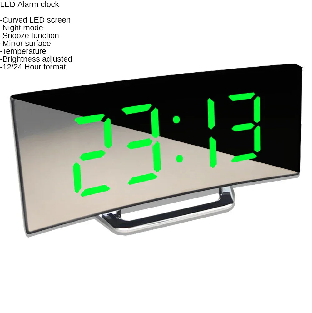 Stornfield | Curved Screen Digital Alarm Clock