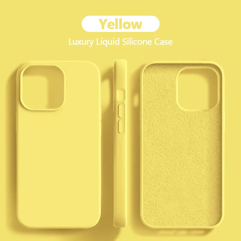 Stornfield | Shockproof Liquid Silicone Case for iPhone 15 14 13
