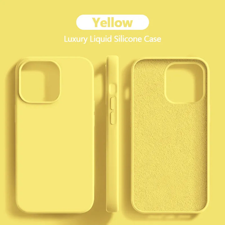 Stornfield | Shockproof Liquid Silicone Case for iPhone 15 14 13
