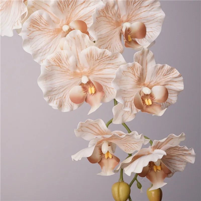 9-headed artificial Phalaenopsis orchid