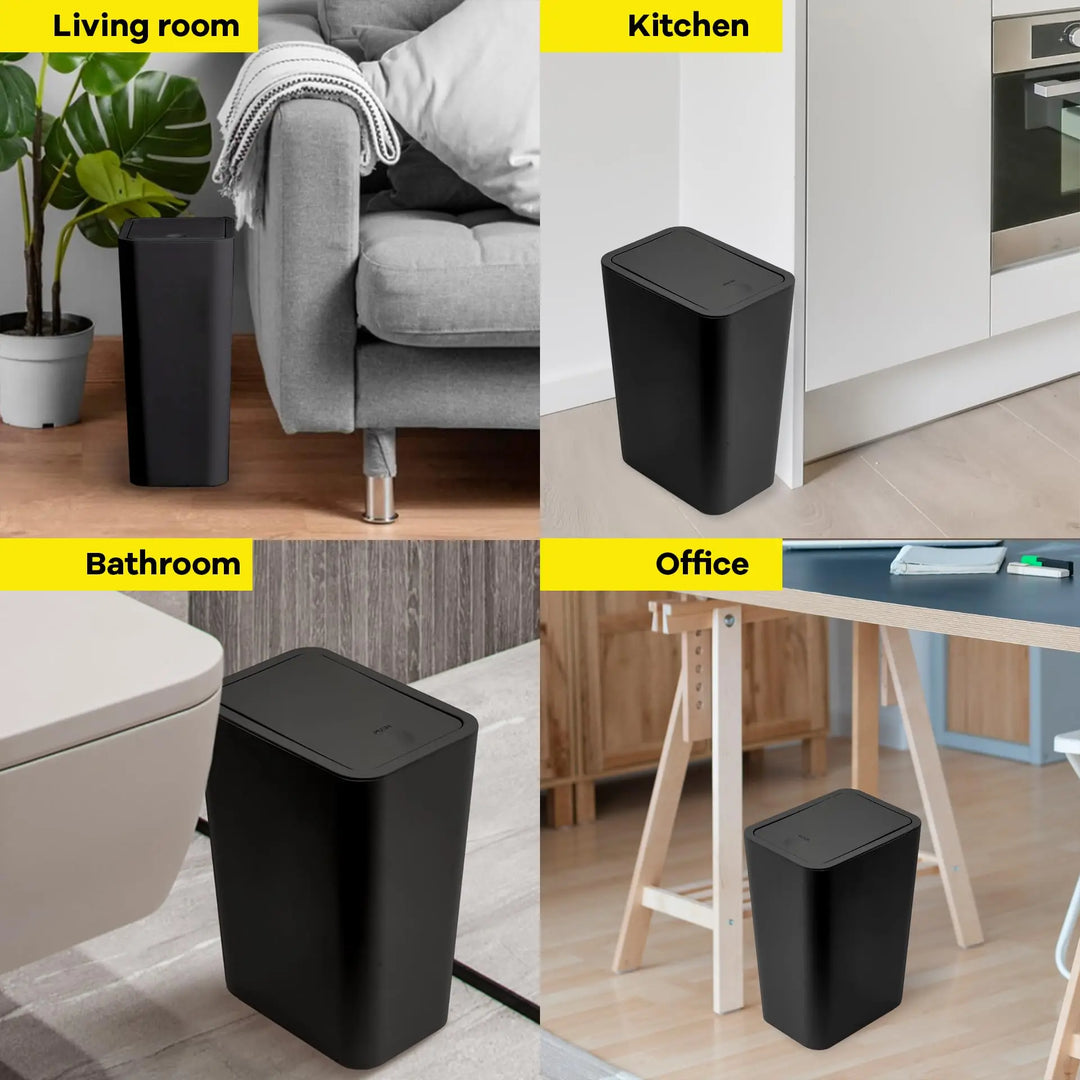 EcoPress 10L Bathroom Trash Can Stornfield