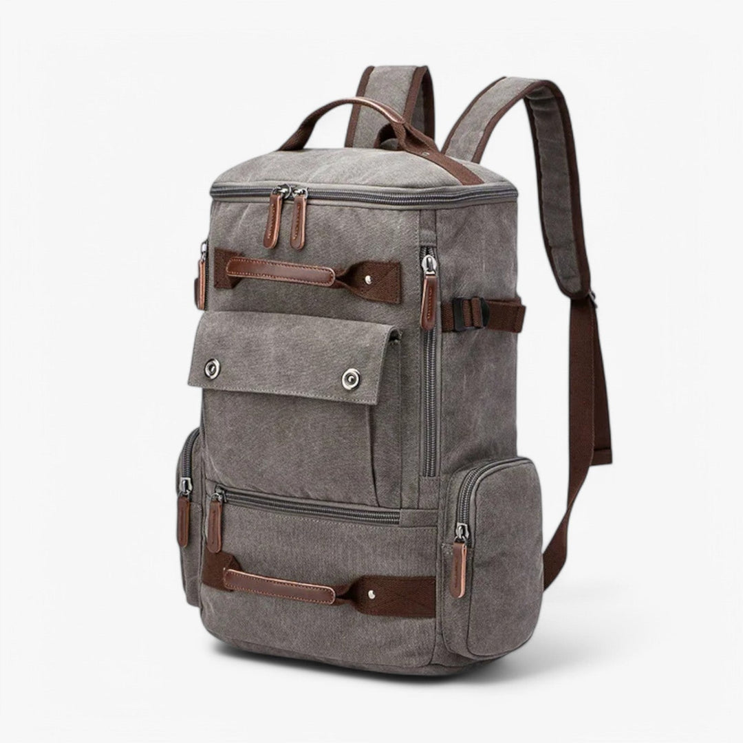 Stornfield | Vintage Canvas Backpack – Stylish & Functional with Laptop Compartment for Everyday & Adventure