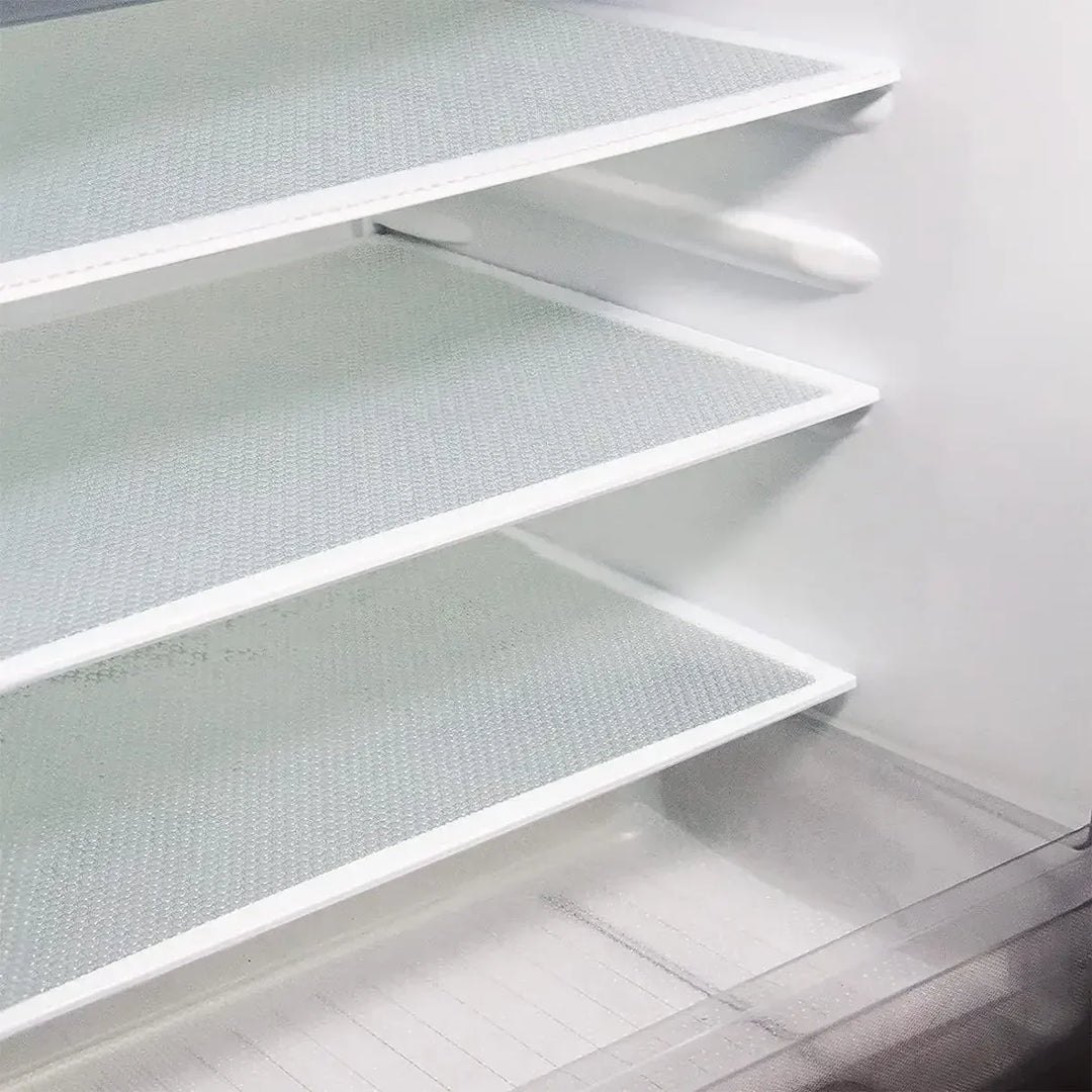 Stornfield | FridgeGuard 4-piece set fridge mats | EVA material | Washable, mold resistant & anti-oil | For fridge, drawers & shelves