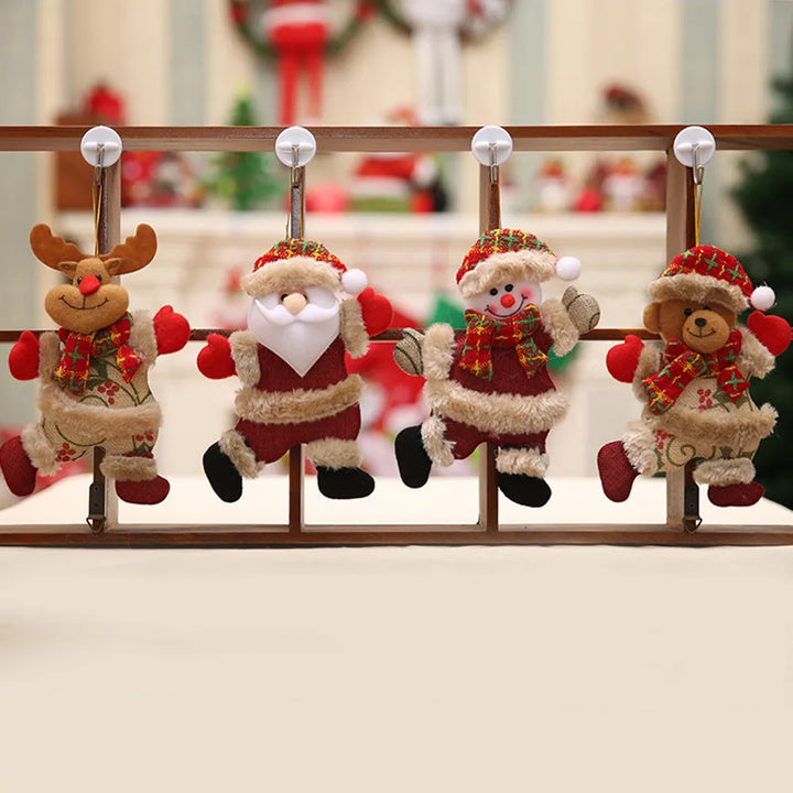 Christmas Tree Ornament Set – Christmas Decoration with Santa Claus, Reindeer, and Snowman | Stornfield