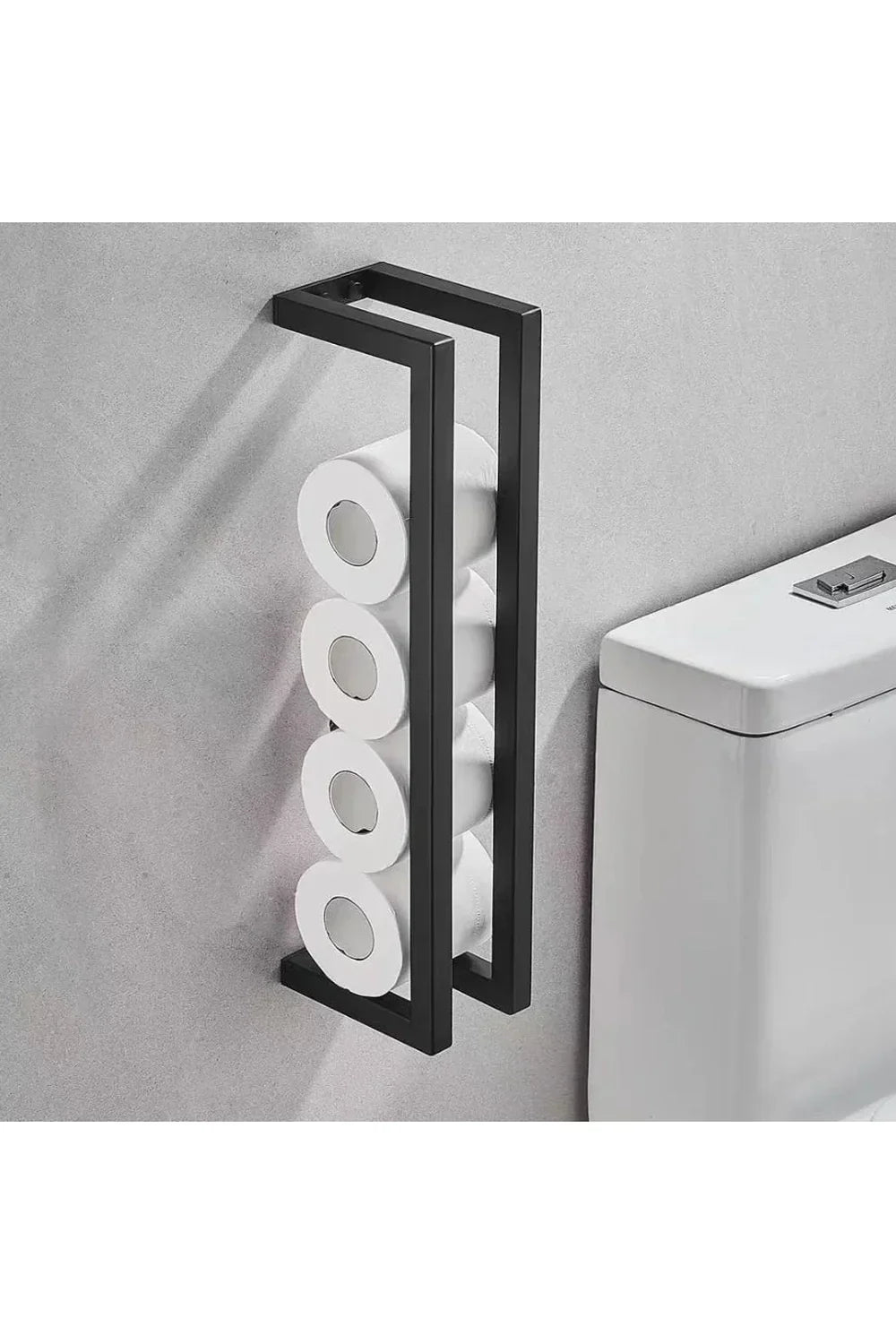 Stornfield | Slim Black Bathroom Shelf