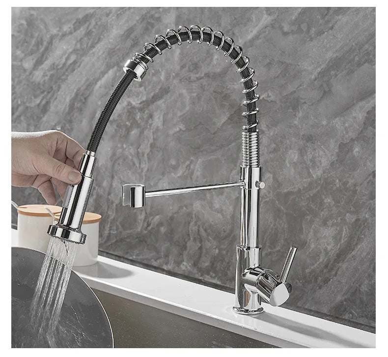 Faucet with Double Outlet – High-Quality Faucet for Flexible Washing, Easy Installation, Ideal for Modern Kitchens, Swiveling and Durable | Stornfield