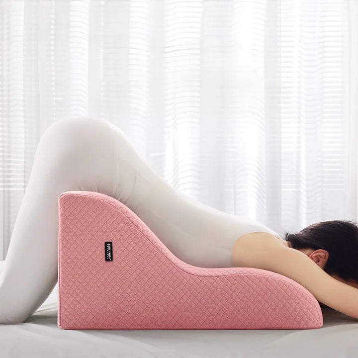 Multi-Angle Spine Support Memory Foam Ergonomic Pillow | Stonrfield