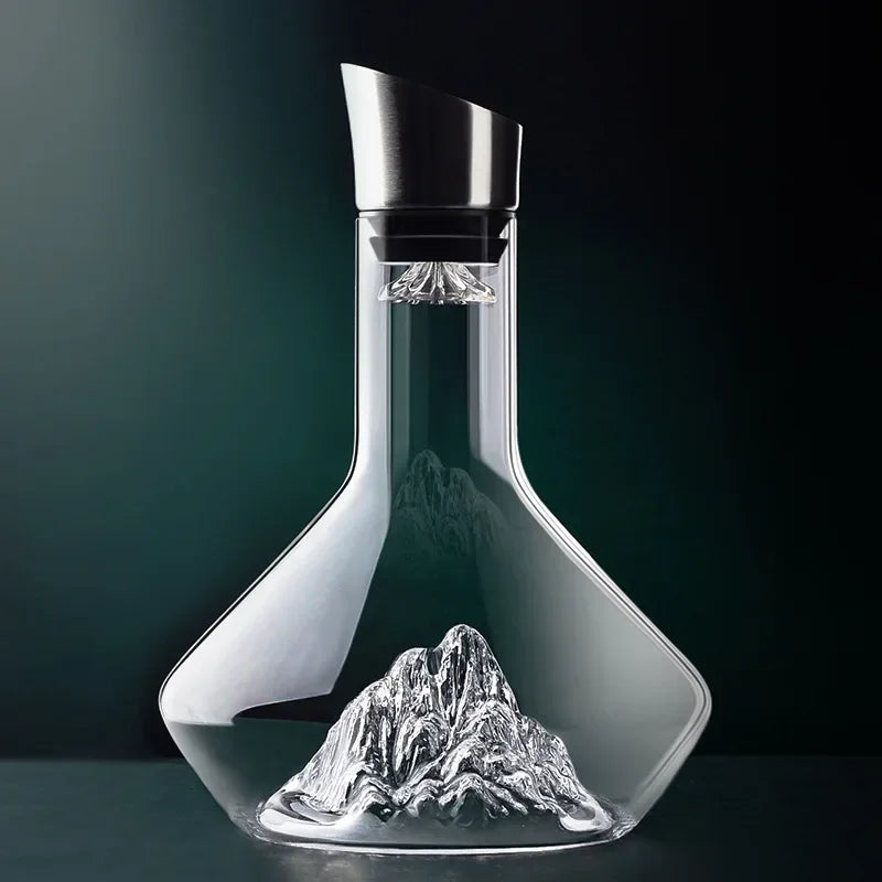 1500ml Iceberg Crystal Decanter – Exquisite lead-free wine aerator | Stornfield