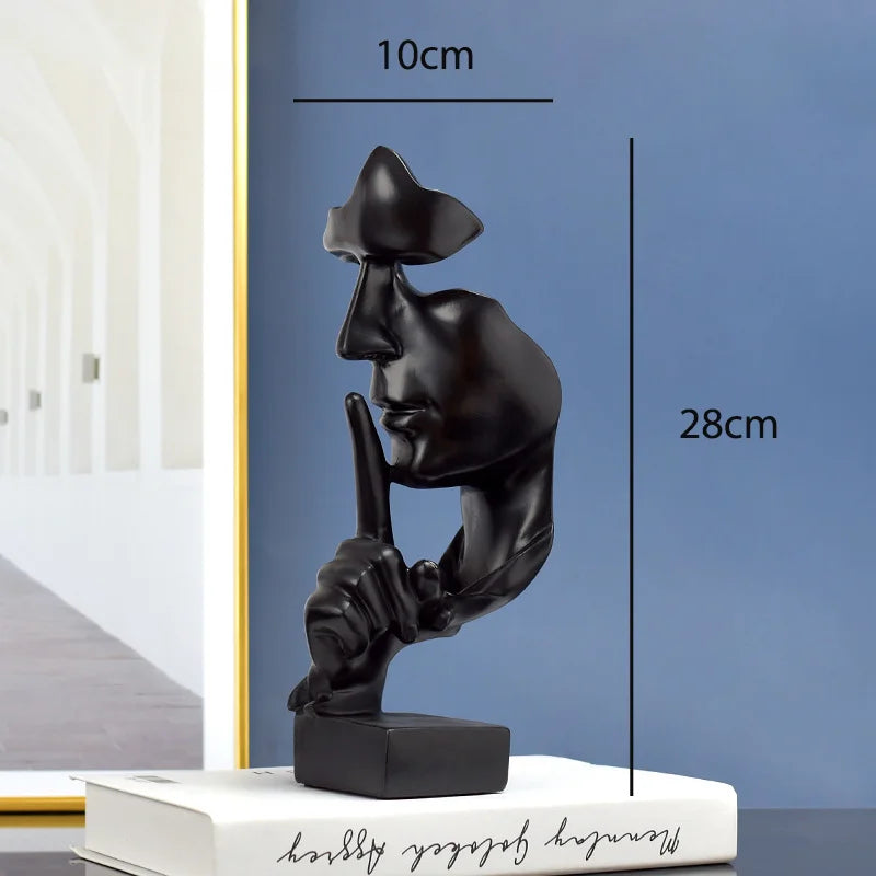 Silent Thinker Abstract Face Home Decor | Stornfield
