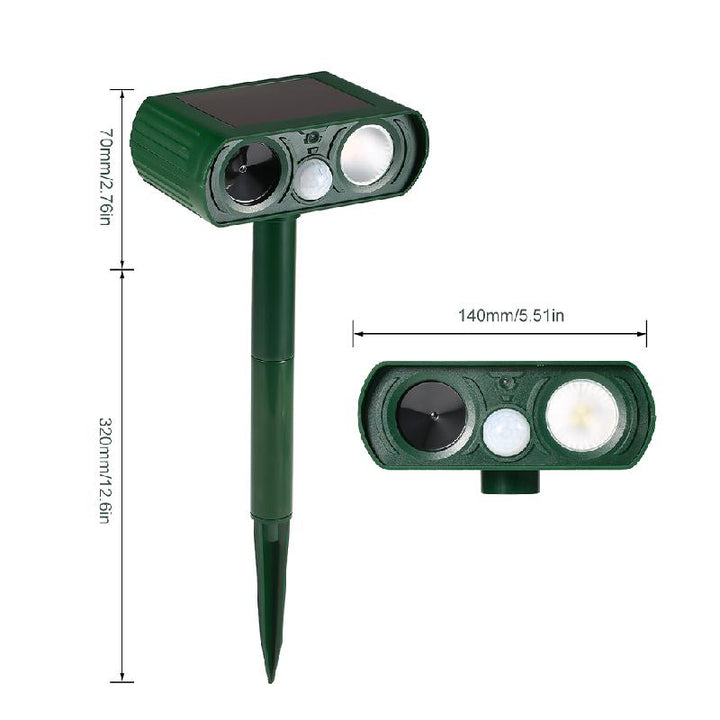 Solar Powered Ultrasonic Animal Repeller | Stornfield