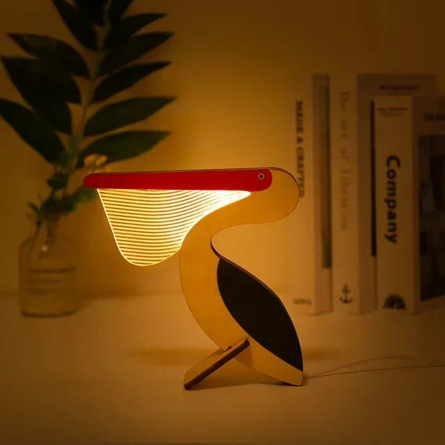 Stornfield | Charming Wooden Animal LED Bedside Lamps