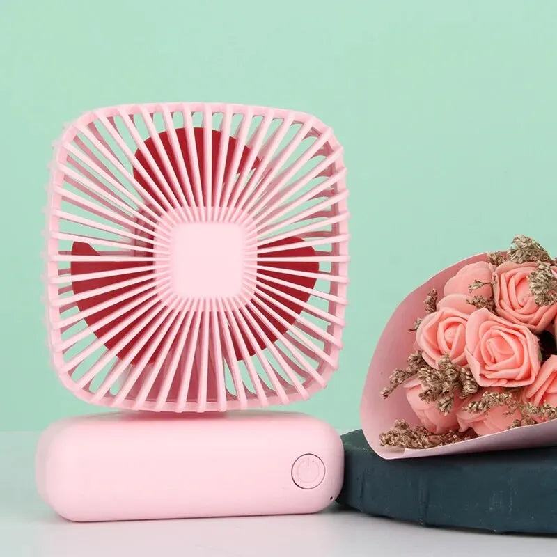 Mini Handheld USB Fan: Portable Three-Speed Cooling for Car, Home, Office, and Outdoor Use - Quiet and Simple Design | Stornfield