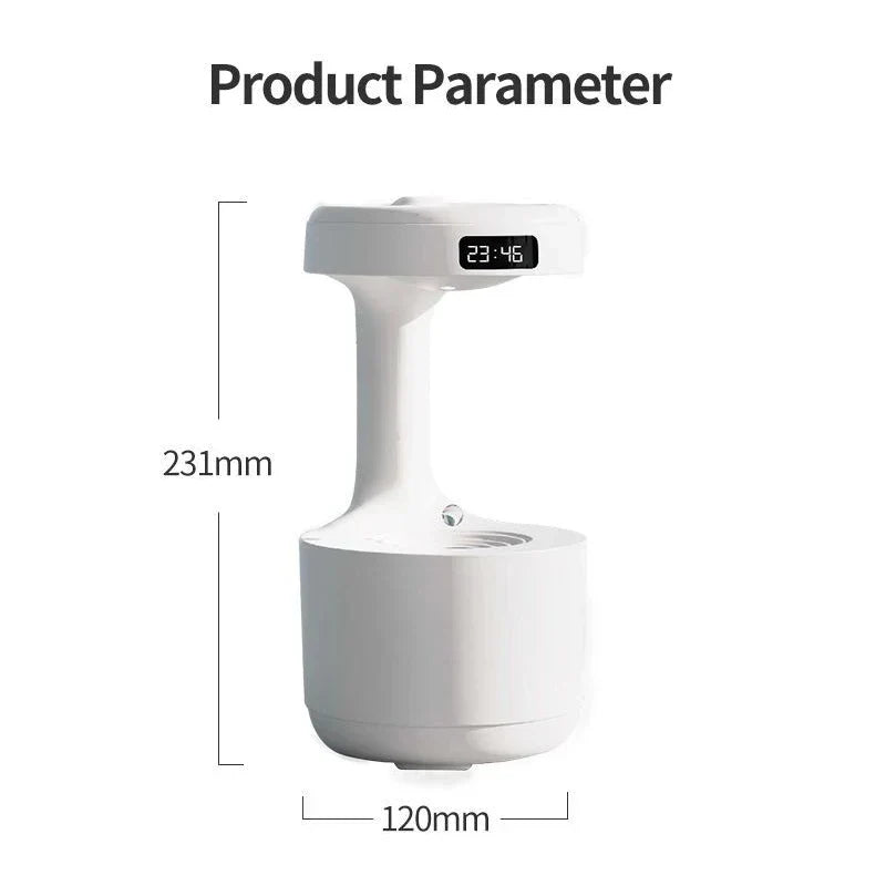 Stornfield | Anti-Gravity Water Droplet Air Humidifier Night Lamp