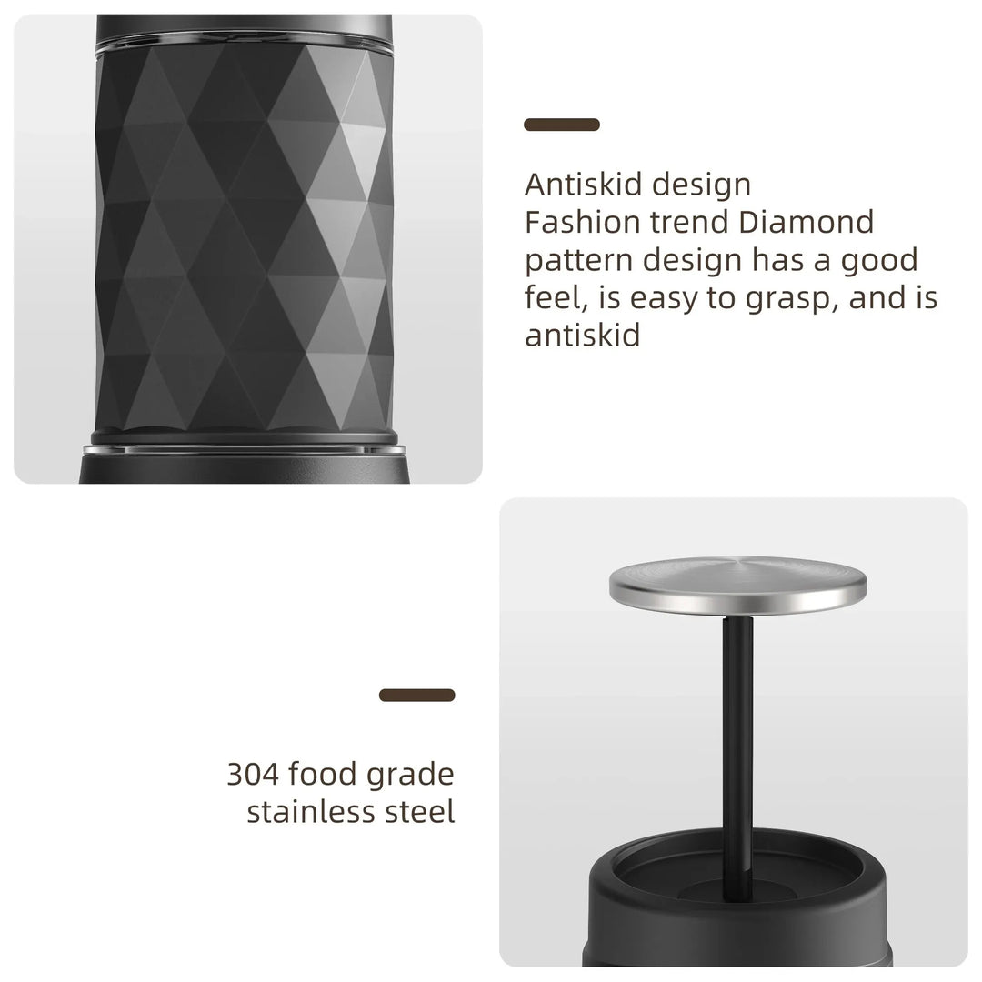Stornfield | Portable Coffee Machine Espresso Maker Hand Press Capsules Ground Coffee Portable Infuser for Travel and Picnic, BioloMix