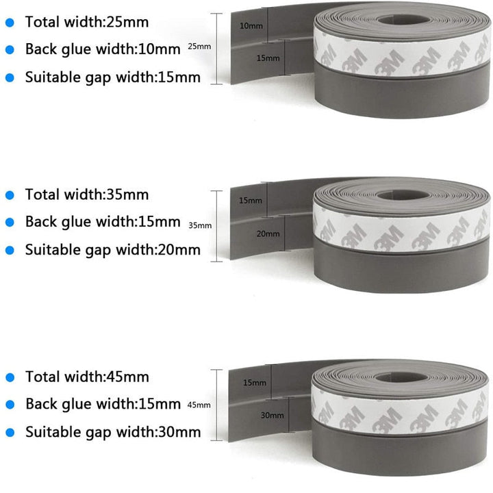 Seal Tight Self-Adhesive Door Bottom Strip | Stornfield