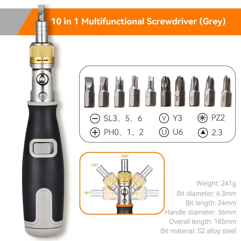 The versatile 180° ratcheting screwdriver | For any task | Stornfield