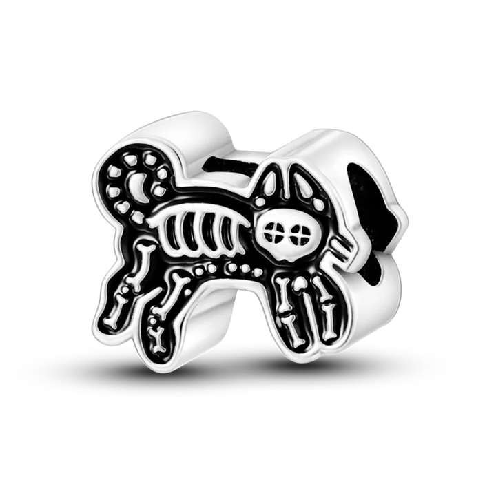 Stornfield | 925 Sterling Silver Charms, Leopard Gold Beads, Colorful Chameleon Rhino Lion Beetle Cat Pendant Compatible with Original Pandora Bracelet Jewelry