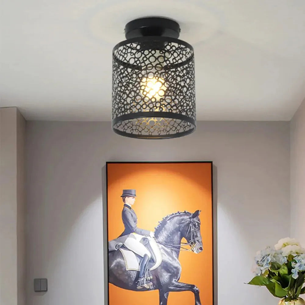 Stornfield Vintage Style Industrial Open Frame Loft Lamp