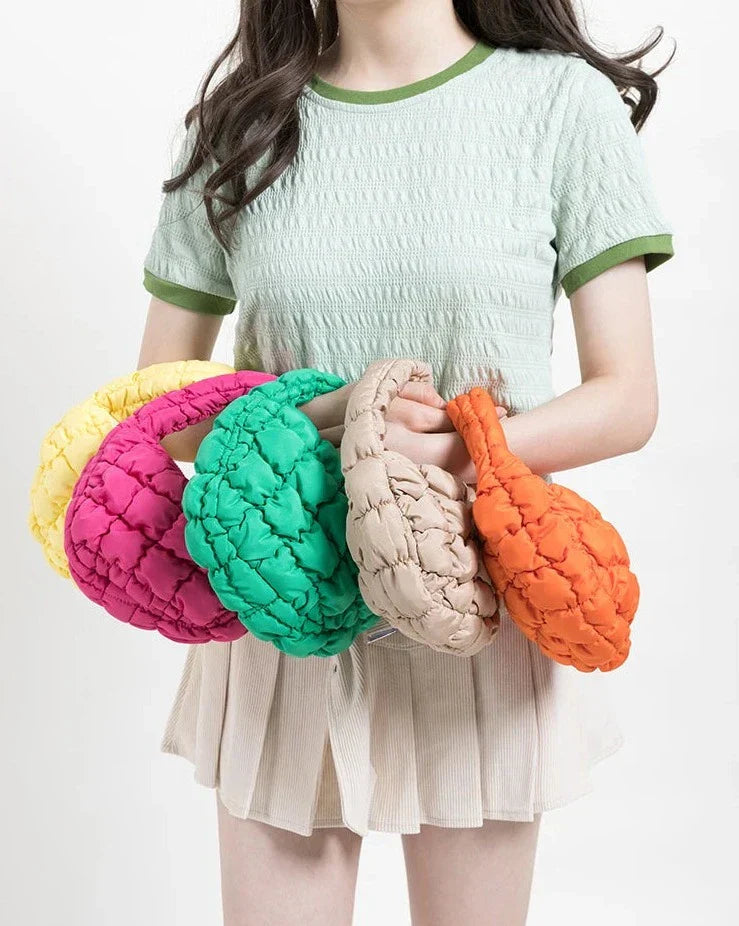 Stornfield | Quilted Bright Round Mini Bag