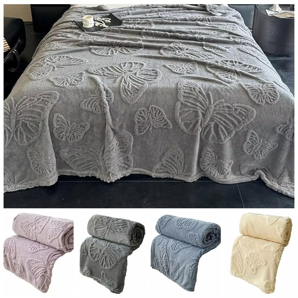 Double Sided Cooling Blanket with Breathable Cold Effect and 3D Butterfly Jacquard Design | Stornfield
