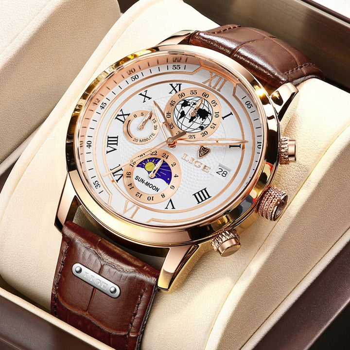 Stornfield | Classic Chronograph Men’s Watch | Stylish & Functional Luxury Wristwatch for Every Occasion