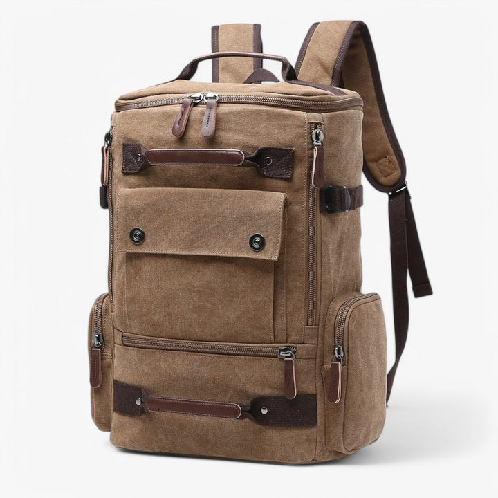 Stornfield | Vintage Canvas Backpack – Stylish & Functional with Laptop Compartment for Everyday & Adventure