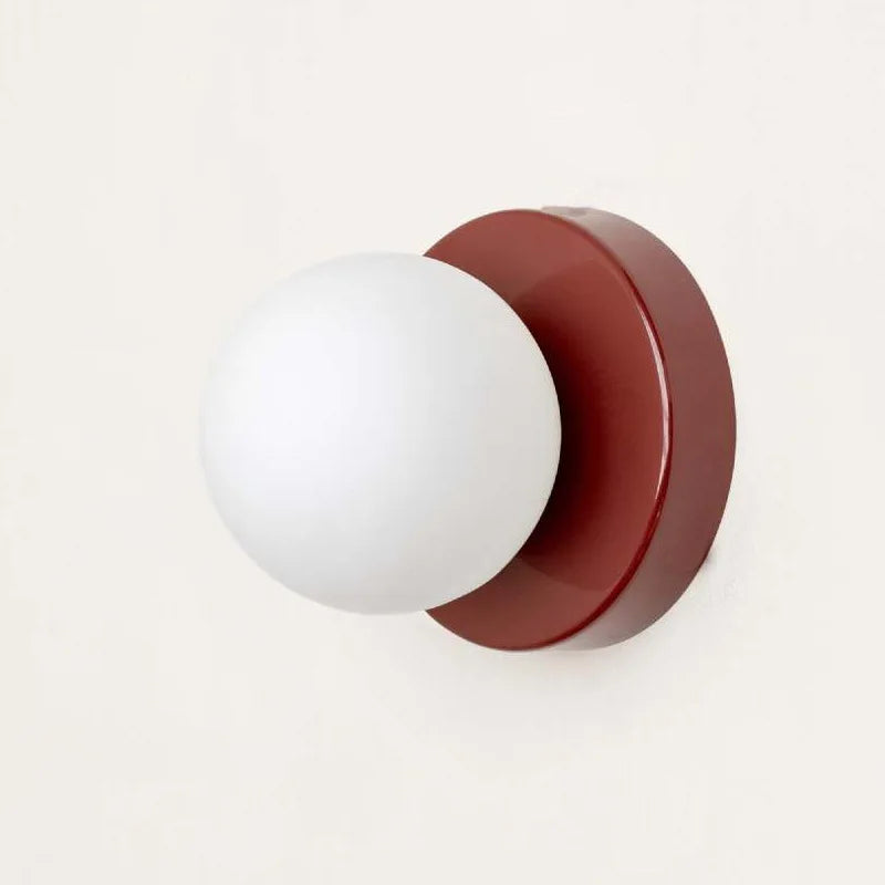 Stornfield | LumiGlobe - Mid-Century Modern Glass Block Wall Lamp