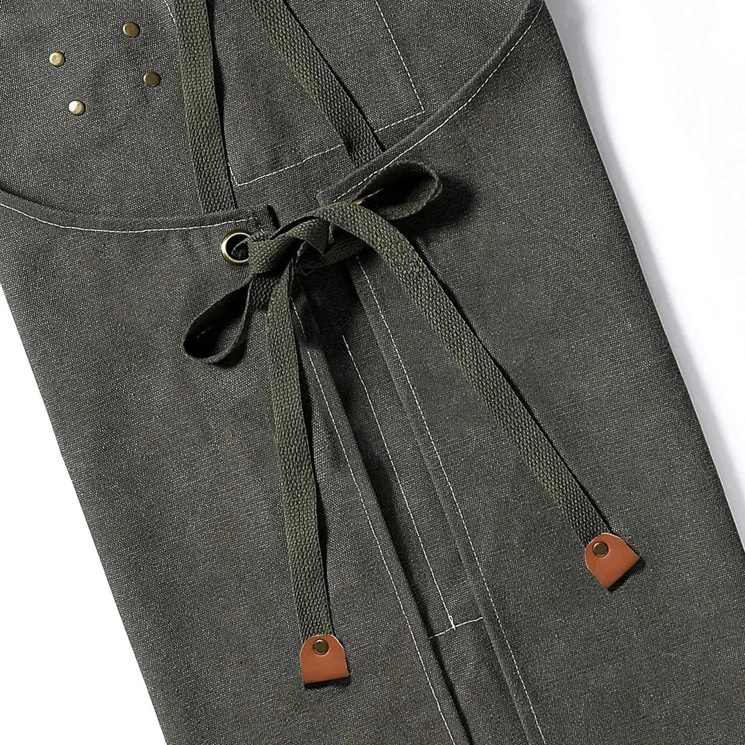Canvas apron with pockets, adjustable, Unisex | Stornfield