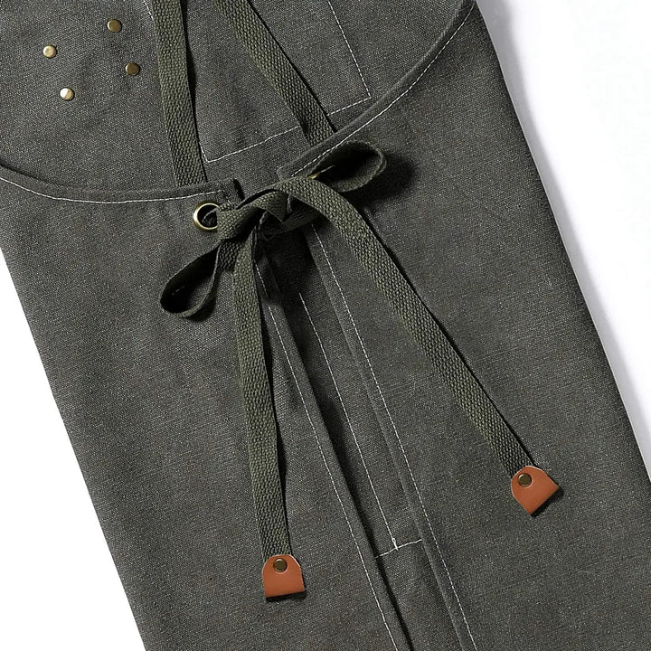 Canvas apron with pockets, adjustable, Unisex | Stornfield
