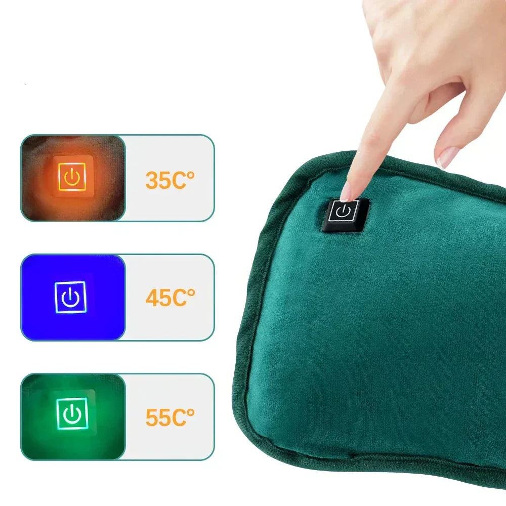 Stornfield | Portable Heating Pad | 30x20 cm | Fast Heating, Multipurpose Hand/Body Warmer