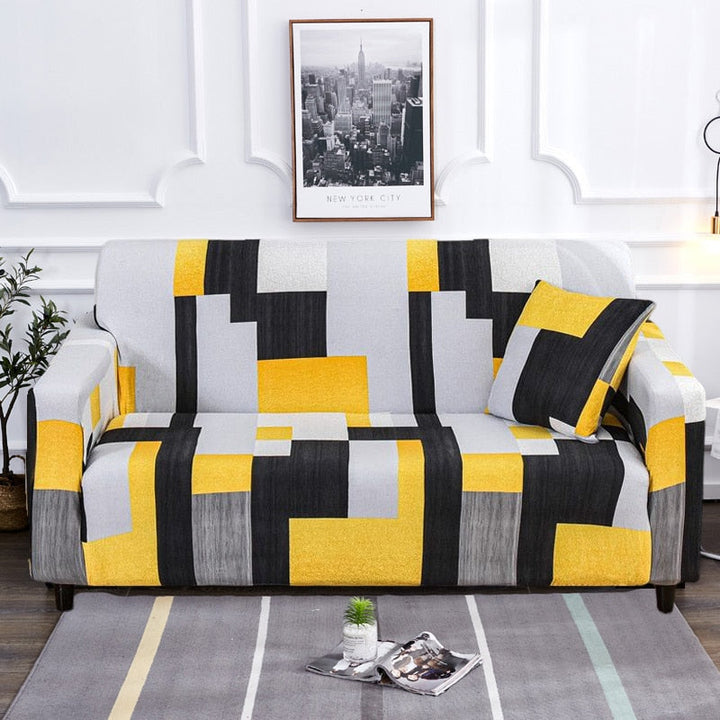 Modern Non-slip Colorful Elastic Sofa Cover | Stornfield