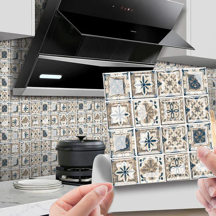 DecoMosaic 3D Mosaic Wall Tile Stickers Stornfield
