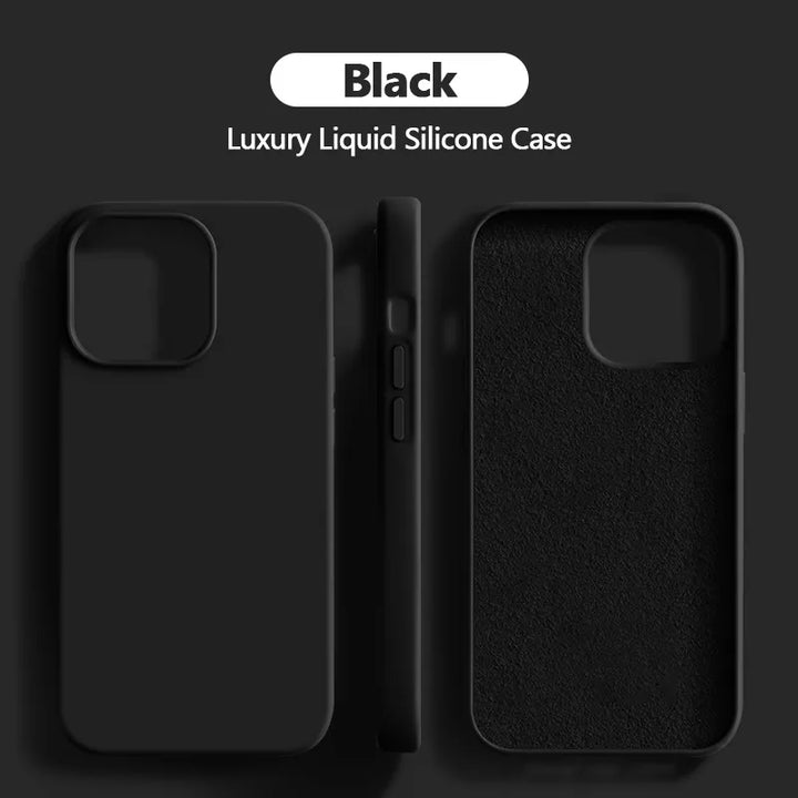 Stornfield | Shockproof Liquid Silicone Case for iPhone 15 14 13