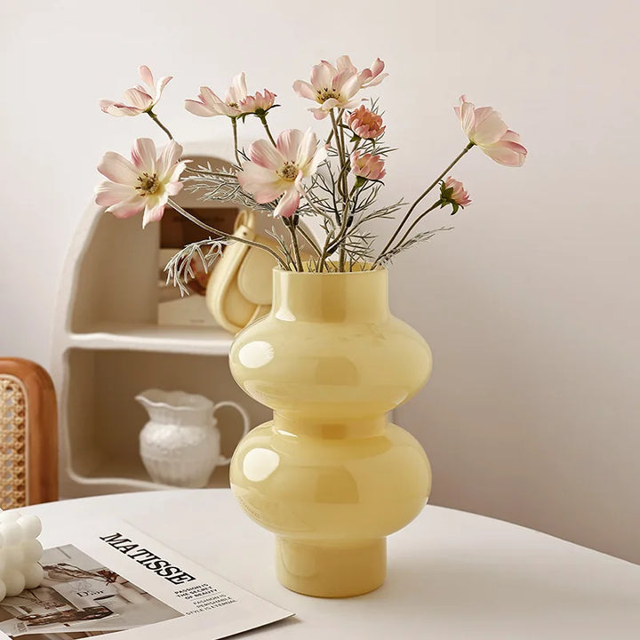 Stornfield | Vase en verre arrondi à 2 étapes