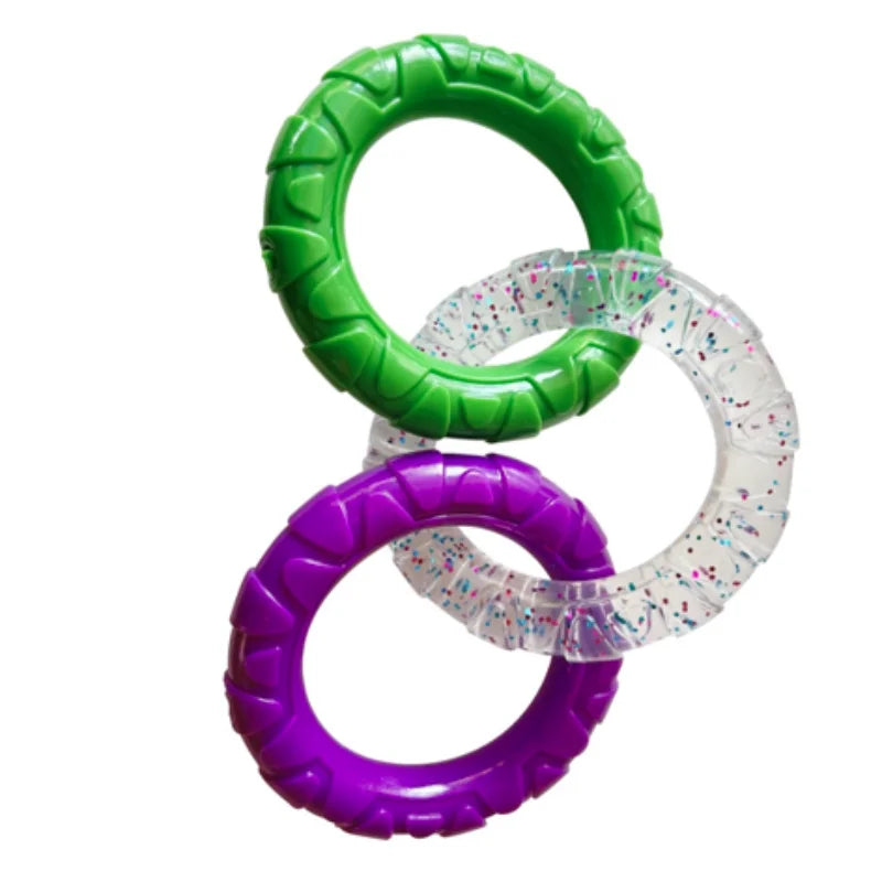 3 Ring Chew Toy for Dogs robust and tooth-friendly Stornfield