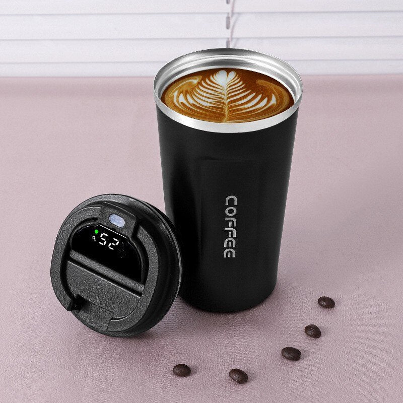 LED Temperature Display Smart Thermos Coffee Mug | Stornfield