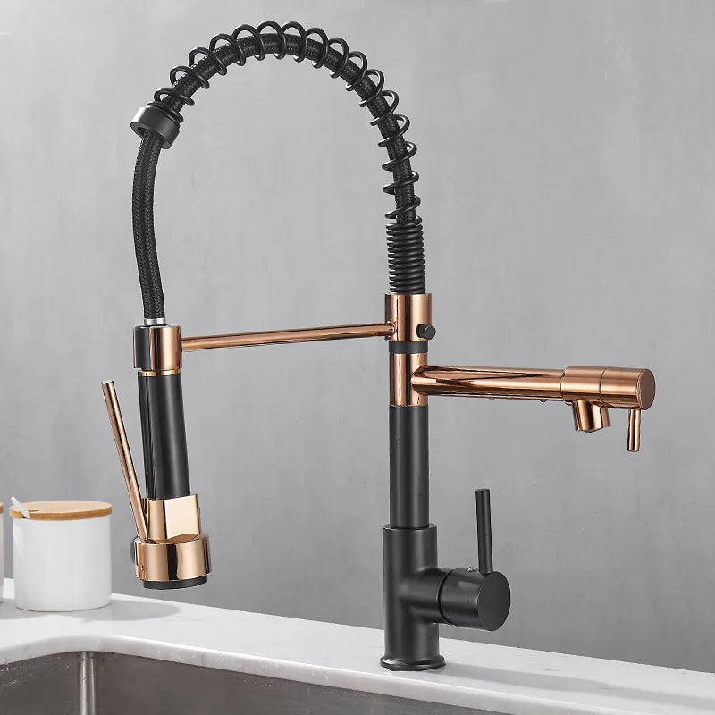 Faucet with Double Outlet – High-Quality Faucet for Flexible Washing, Easy Installation, Ideal for Modern Kitchens, Swiveling and Durable | Stornfield
