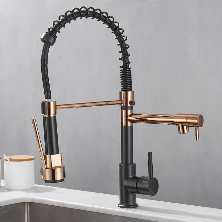 Faucet with Double Outlet – High-Quality Faucet for Flexible Washing, Easy Installation, Ideal for Modern Kitchens, Swiveling and Durable | Stornfield
