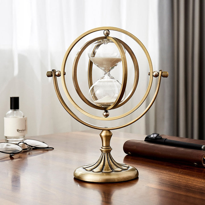 Time Charmer Metal Hourglass Decor | Stornfield