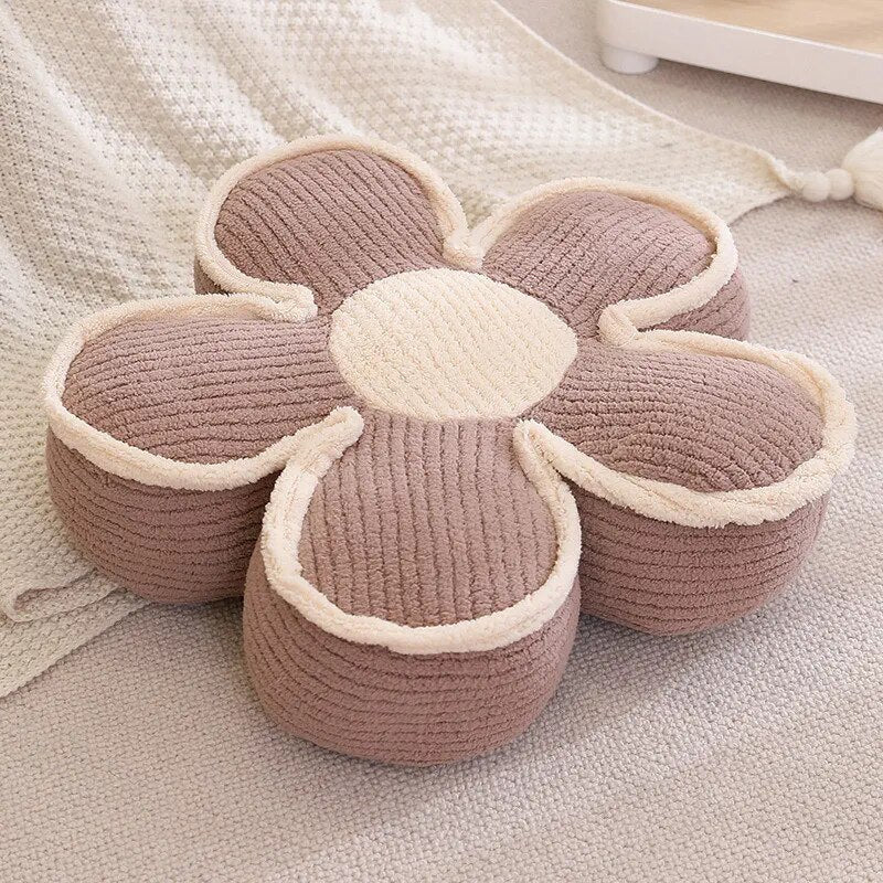 Pastel Plush Flower Cushion | Stornfield