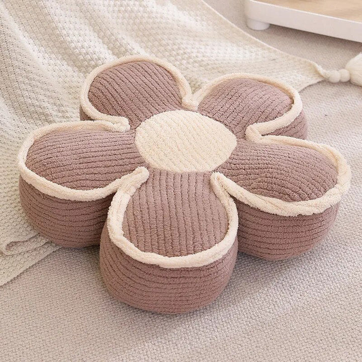 Pastel Plush Flower Cushion | Stornfield