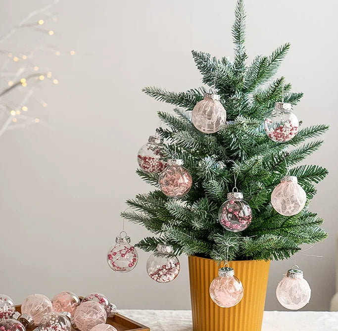 Transparent hollow ball Christmas tree decoration | Stornfield