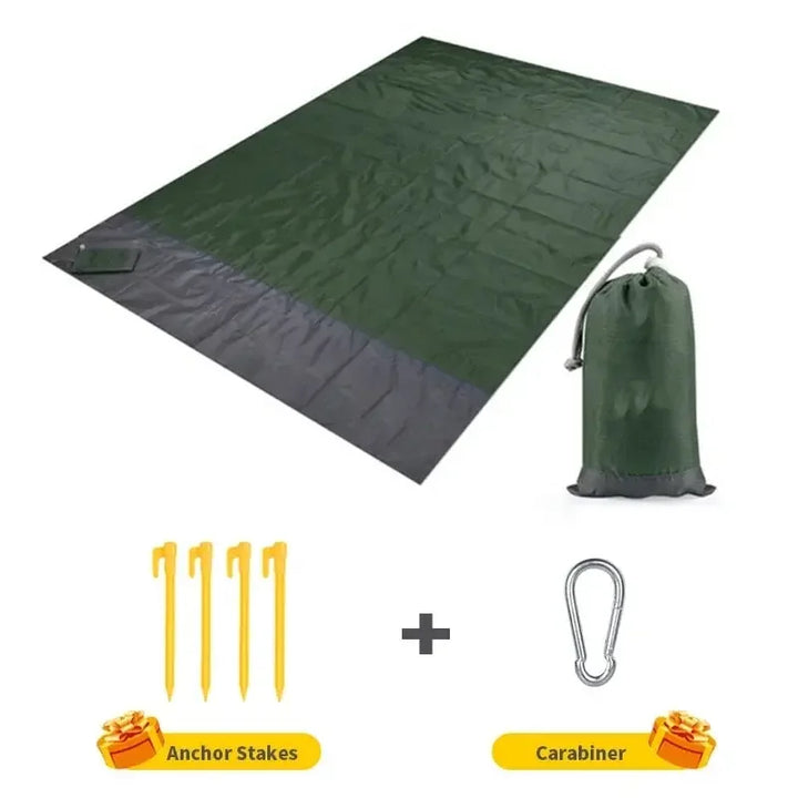 Stornfield | TerraLoom Beach Blanket | 210 x 200 cm | Sand-free & Waterproof | Ultra-light & Large
