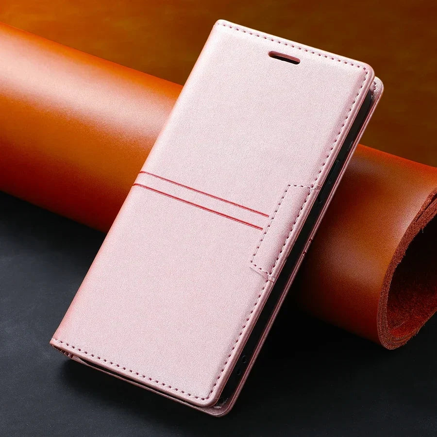 Stornfield | Étui en cuir wallet flip - Google Pixel