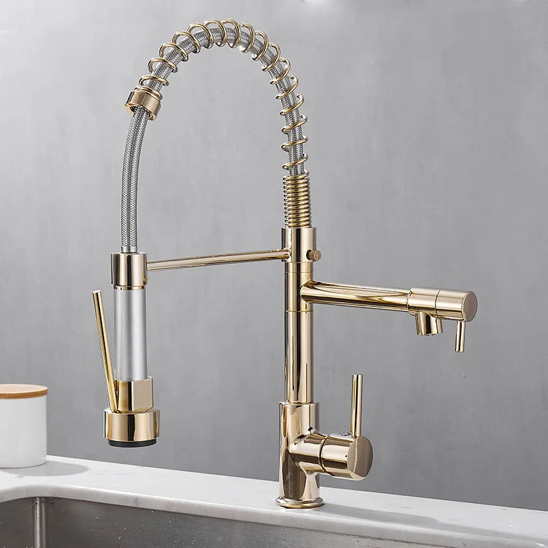 Faucet with Double Outlet – High-Quality Faucet for Flexible Washing, Easy Installation, Ideal for Modern Kitchens, Swiveling and Durable | Stornfield