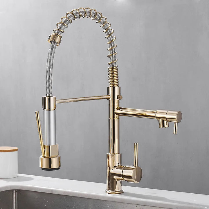 Faucet with Double Outlet – High-Quality Faucet for Flexible Washing, Easy Installation, Ideal for Modern Kitchens, Swiveling and Durable | Stornfield